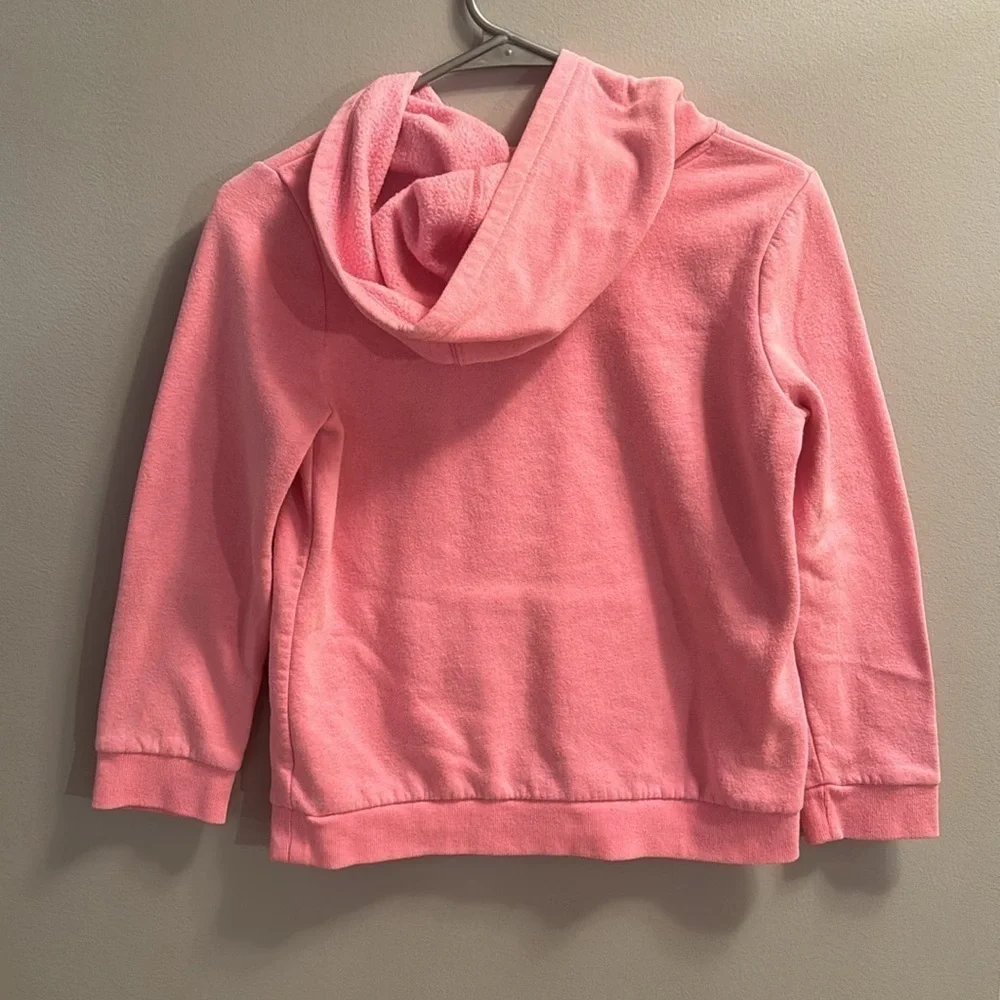 Cat & Jack Pink Hooded Cat Sweatshirt Girls L (10/12)